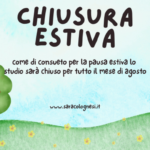 Chiusura estiva 2024